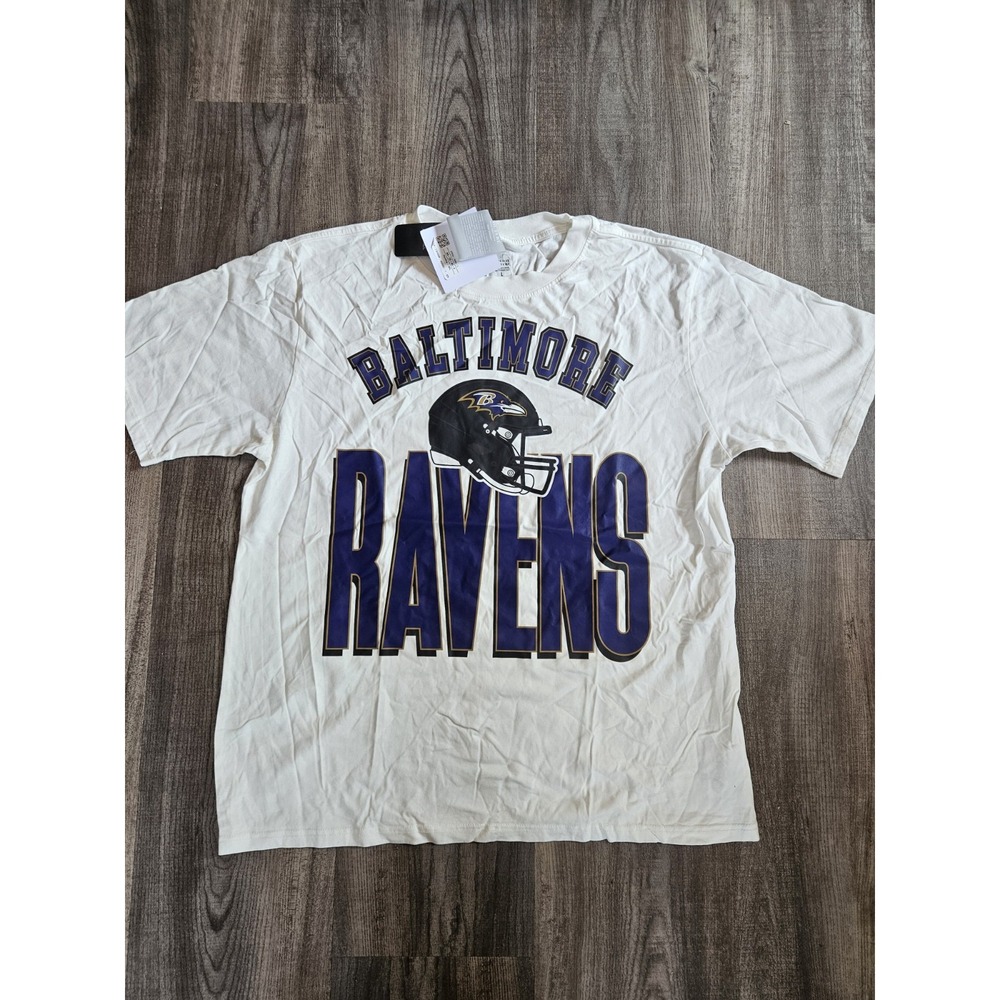 Baltimore Ravens Gameday Couture T-shirt White Size L